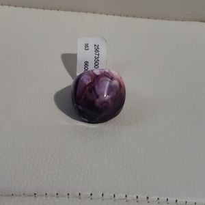 🍎3/$20 Purple marble acrylic ring